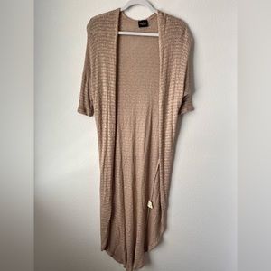 Nasty Gal Audrey 3+1 Open Front Long Cardigan